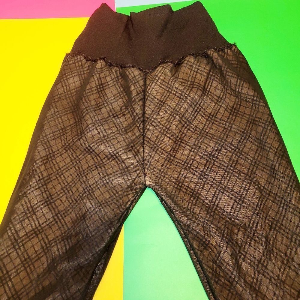 2/$20 Winter stretch Leggings plaid black pants